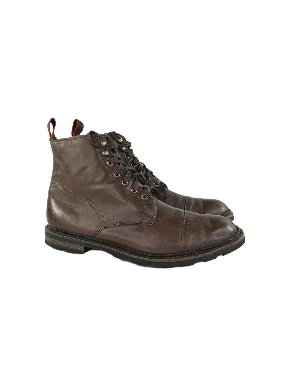 Allen Edmonds Alpine Cap Toe Chukka boot US 11.5 D Brown Leather Vibram Boots